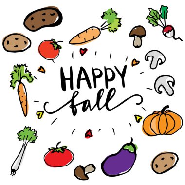 Sonbahar sonbahar tebrik kartı