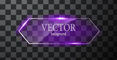 Cam vektör düğmesi düzlemi. Kolay düzenlenebilir arkaplan