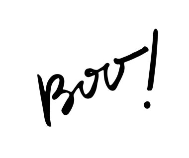 Mürekkep el boo yazı. Modern fırça hat