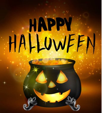 Halloween cadı kazanı