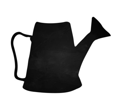 Vintage sulama olabilir silüeti tebeşir