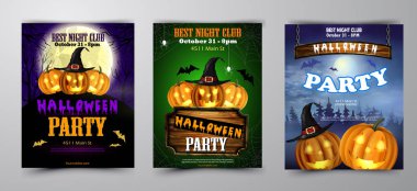 Halloween pumpkins ile dikey arka plan