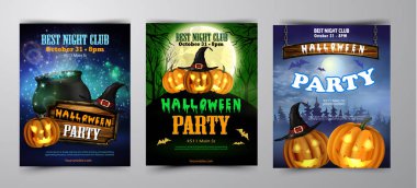 Halloween pumpkins ile dikey arka plan