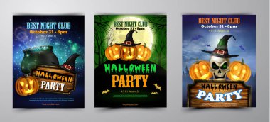 Halloween pumpkins ile dikey arka plan