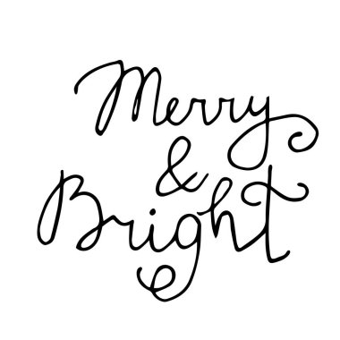 El yazısıyla yazılmış Noel yazı kümesi