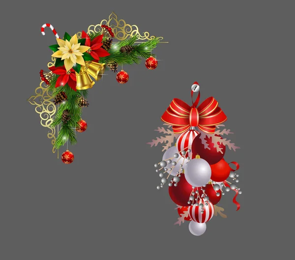 Christmas element för din design — Stock vektor