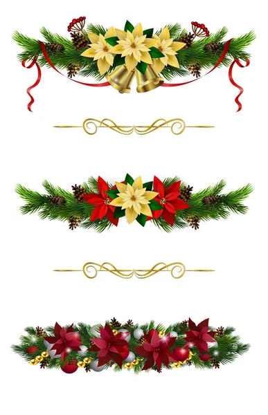 Éléments de Noël pour vos créations — Image vectorielle