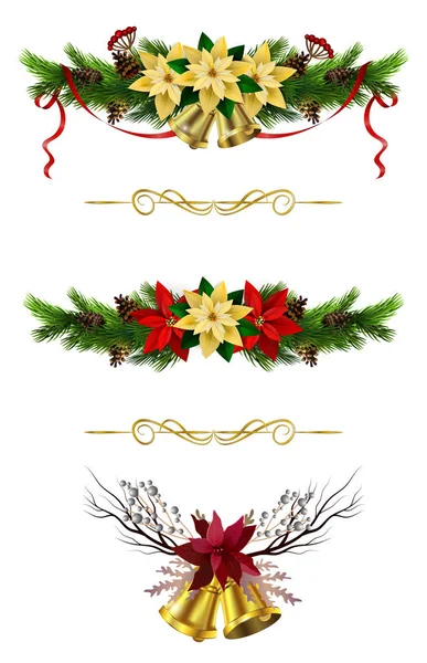 Éléments de Noël pour vos créations — Image vectorielle