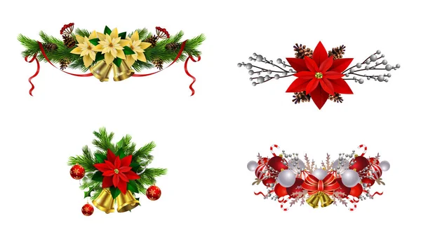 Christmas element för din design — Stock vektor