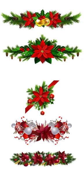 Christmas elements for your designs — Stock Vector