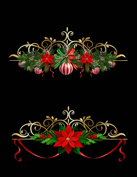 Christmas elements for your designs — Stock Vector