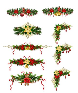 Noel öğeleri tasarımlarınız için