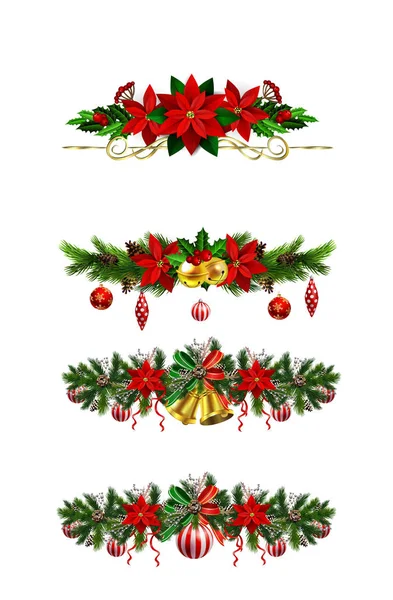 Christmas elements for your designs — Stock Vector