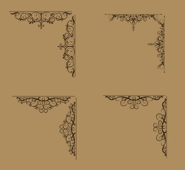 Girdap çiçek tasarım kümesi