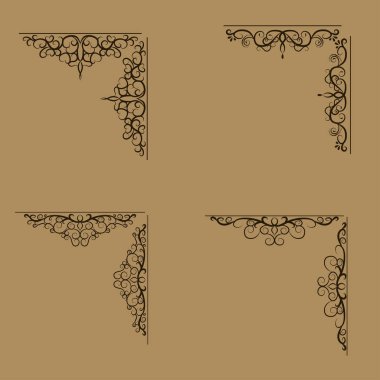 Girdap çiçek tasarım kümesi