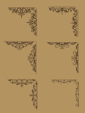 Girdap çiçek tasarım kümesi