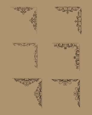 Girdap çiçek tasarım kümesi