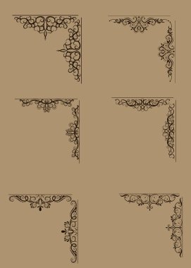 Girdap çiçek tasarım kümesi