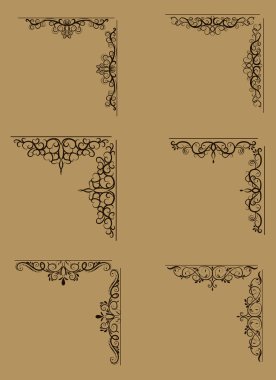 Girdap çiçek tasarım kümesi