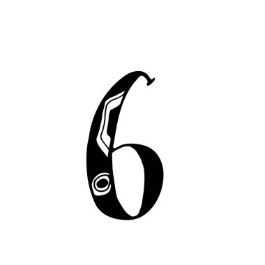 Numaraları harflerle fırça