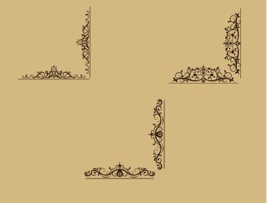 Girdap çiçek tasarım kümesi