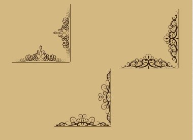 Girdap çiçek tasarım kümesi