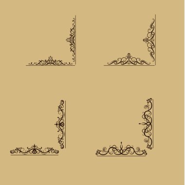 Girdap çiçek tasarım kümesi