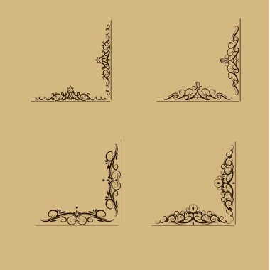 Girdap çiçek tasarım kümesi