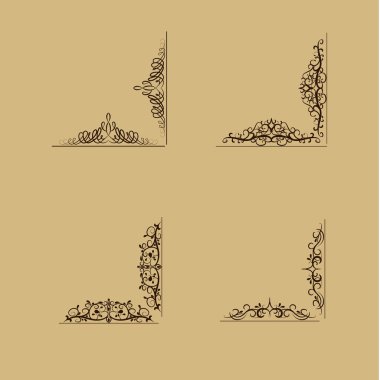 Girdap çiçek tasarım kümesi