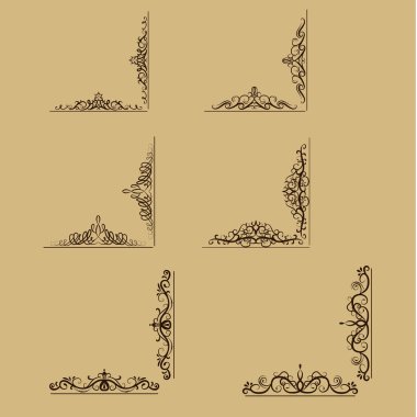 Girdap çiçek tasarım kümesi