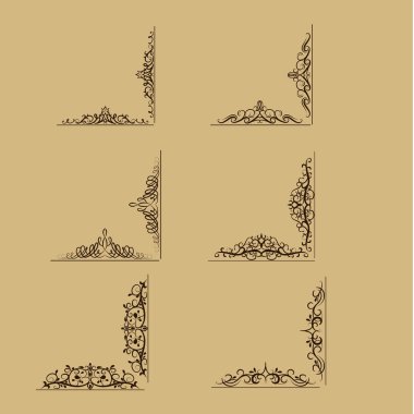 Girdap çiçek tasarım kümesi