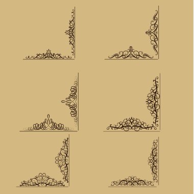 Girdap çiçek tasarım kümesi