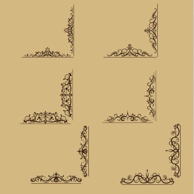 Girdap çiçek tasarım kümesi