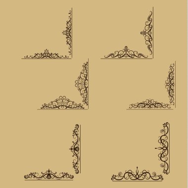 Girdap çiçek tasarım kümesi