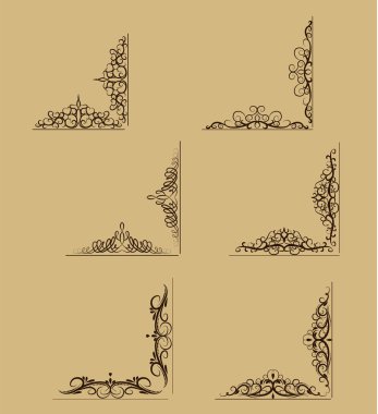 Girdap çiçek tasarım kümesi