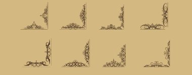 Girdap çiçek tasarım kümesi