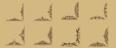 Girdap çiçek tasarım kümesi