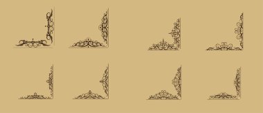 Girdap çiçek tasarım kümesi