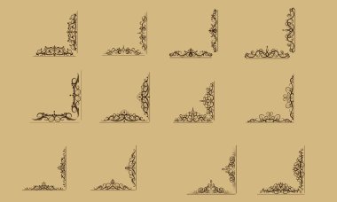 Girdap çiçek tasarım kümesi