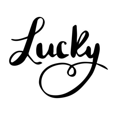 St Patrick s gün el yazısı tırnak poster vektör