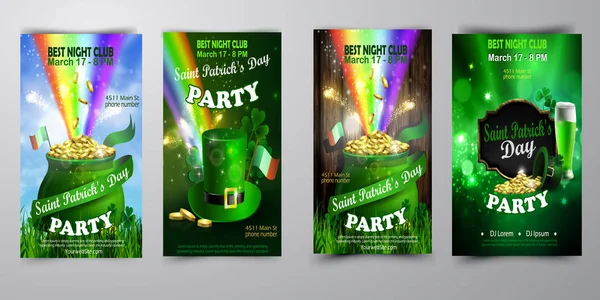 Wektor St. Patrick dzień s plakat szablon projektu — Wektor stockowy