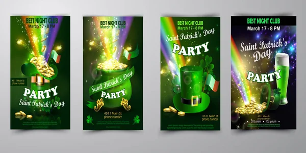 Modèle de conception vecteur St. Patrick s jour affiche — Image vectorielle