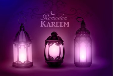 Cami siluet günbatımı gökyüzü ve İslam'ın Ramazan için soyut ışık