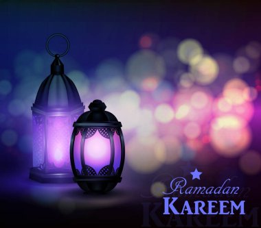 Cami siluet günbatımı gökyüzü ve İslam'ın Ramazan için soyut ışık