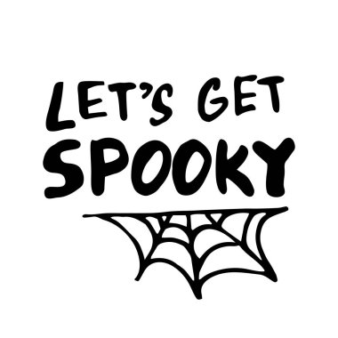 Cadılar Bayramınız Kutlu Olsun. Yaratıcı Hat el çekilmiş