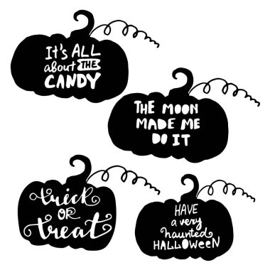 Cadılar Bayramınız Kutlu Olsun. Yaratıcı Hat el çekilmiş