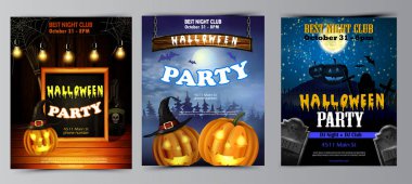 Halloween pumpkins ile dikey arka plan