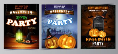 Halloween pumpkins ile dikey arka plan