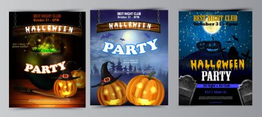Halloween pumpkins ile dikey arka plan