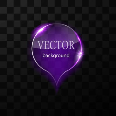 Cam vektör düğmesi düzlemi. Kolay düzenlenebilir arkaplan